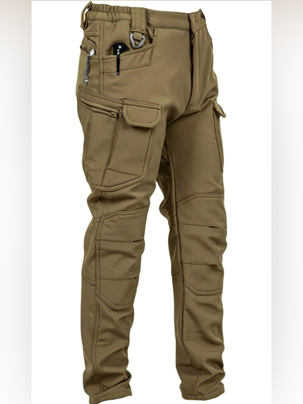 Tactical Fleece lined Cargo Pants Multiple Pockets
